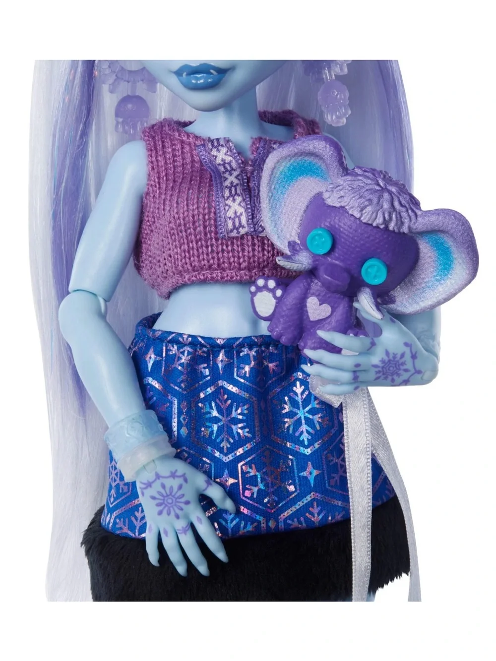 Monster High Self-Scare Secrets Abbey Bominable Fashion Doll with 13 Accessories